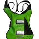 Geanta Solbags - Green Guitar Backpack 33103 - image 1