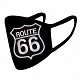 Masca de bumbac brodata Route 66 - image 1