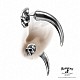 Cercel E320 - Tomb Skull Horn - image 1