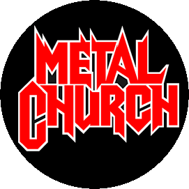 Insigna 2,5 cm METAL CHURCH Logo   (HBG)