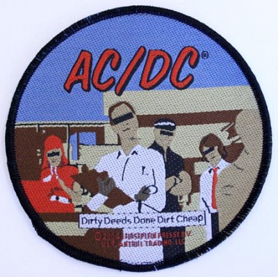 Patch AC/DC - Dirty Deeds (lichidare stoc)