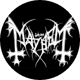 Insigna 2,5 cm MAYHEM Logo   (HBG)