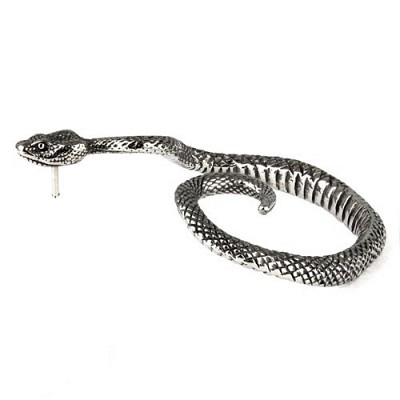 SO4051R Cercel de inox pentru urechea dreapta Snake (sarpe)