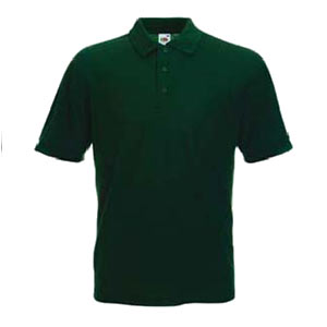 Tricou Premium Polo barbatesc verde Fruit of the Loom 63-202-TM