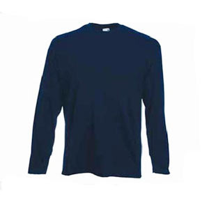 Longsleeve bleumarin (deep navy) Fruit of the Loom 610380-AZ