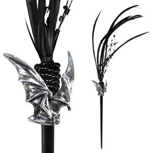 Ac pentru par HS6 - Raven Bat Hairstick (lichidare stoc)