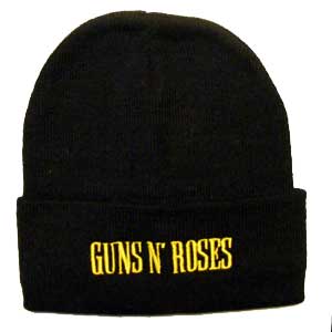 Caciula GUNS N ROSES Logo galben (C-VKG)