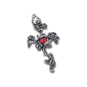 Cercel E130 - Rose Thorn Cross (lichidare stoc)