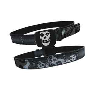 Curea de piele neagra Misfits BT109173MIS