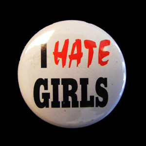 Insigna mica I HATE GIRLS