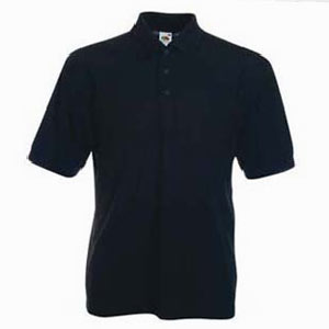 Tricou Premium Polo barbatesc negru Fruit of the Loom 63-202-36