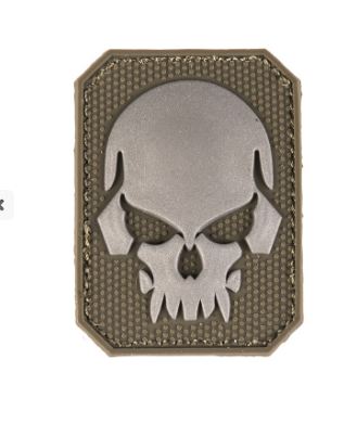 Patch mic OD PVC Skull 3D Patch Art. No.:16832001