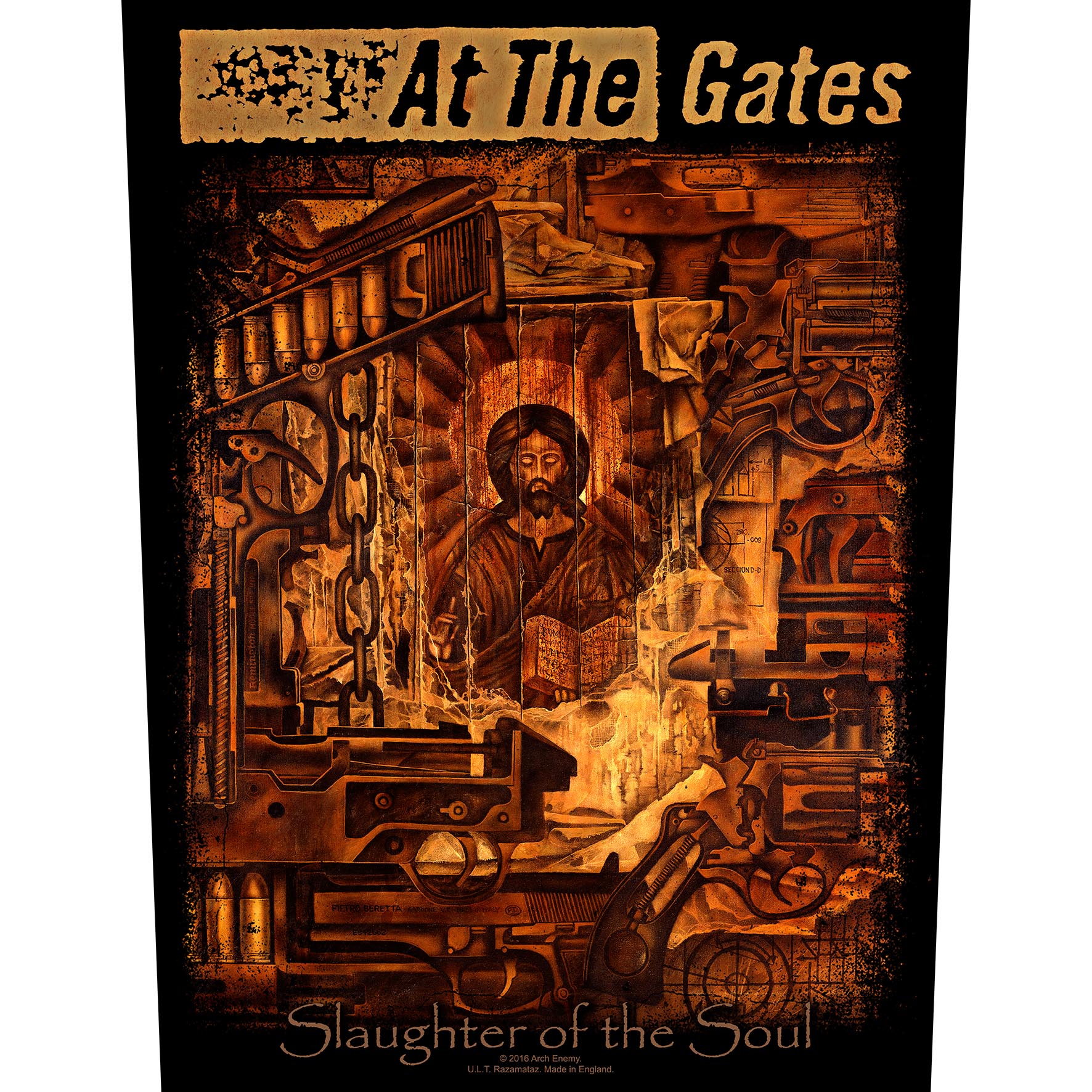 Backpatch AT THE GATES - Slaughter Of The Soul BP1154 (lichidare stoc)