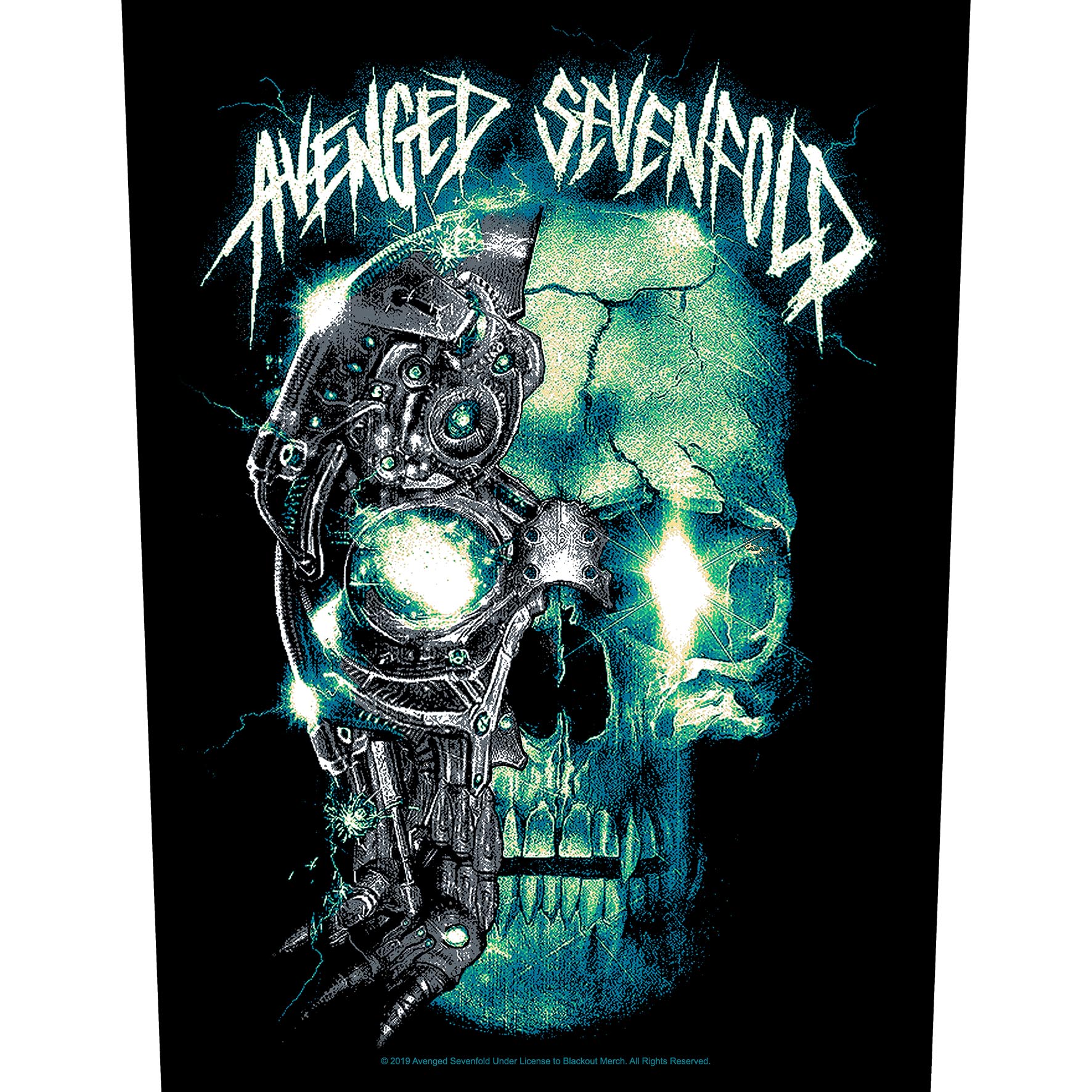 Backpatch Avenged Sevenfold - Mechanical Skull