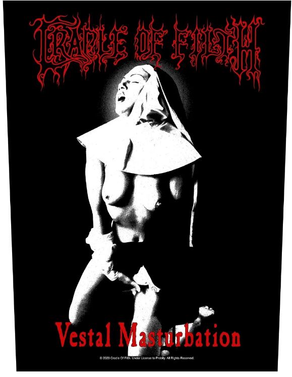 Backpatch CRADLE OF FILTH - Vestal Masturbation BP1259