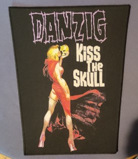 Backpatch trapezoidal DANZIG Kiss the Skull