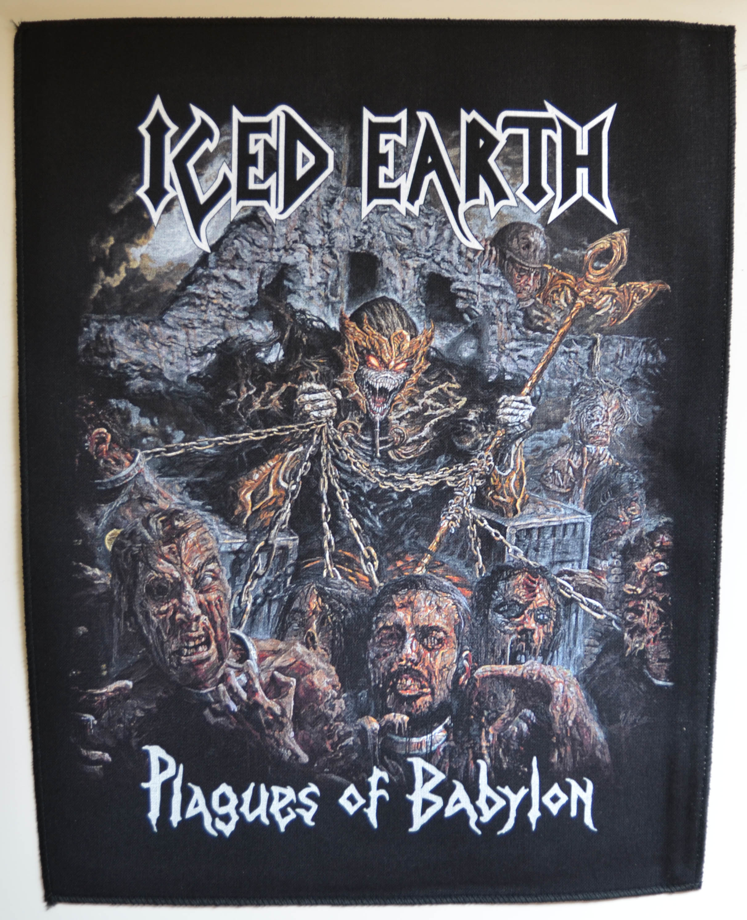 Backpatch ICED EARTH Plagues of Babylon