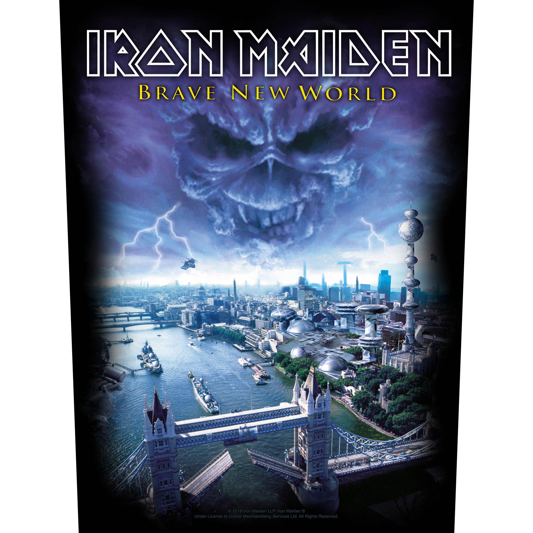 Backpatch IRON MAIDEN - Brave New World