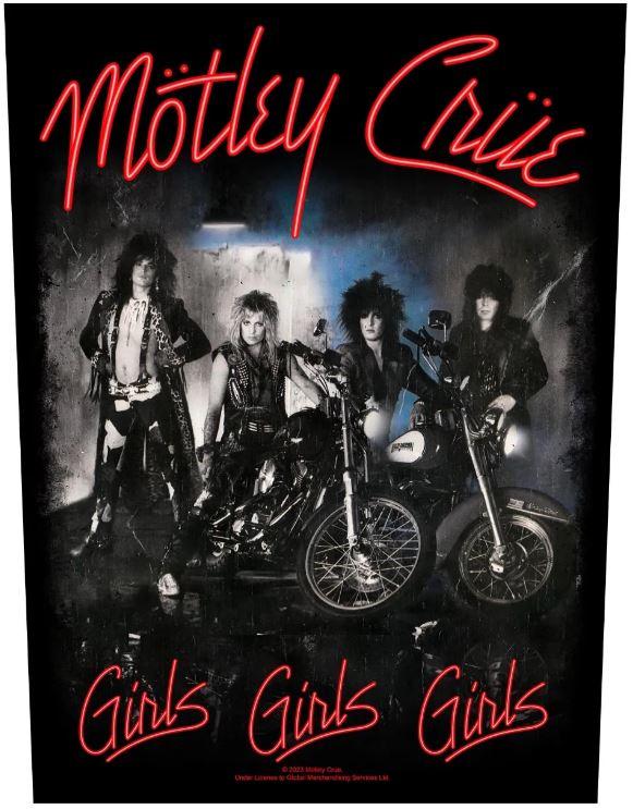 Backpatch MOTLEY CRUE - Girls, Girls, Girls BP1264