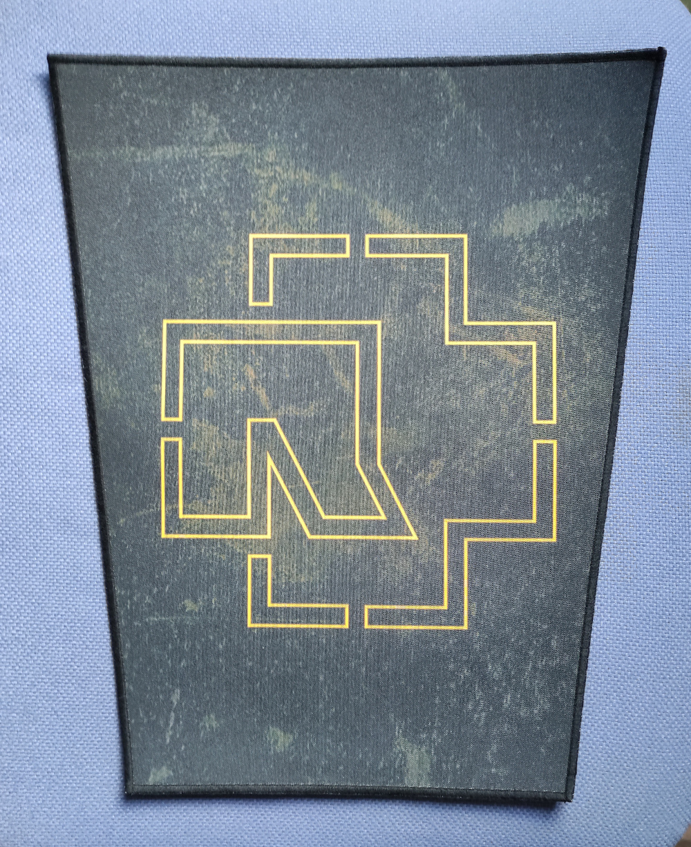 Backpatch RAMMSTEIN - Logo trapezoidal