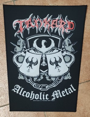 Backpatch TANKARD Alcoholic Metal trapezoidal