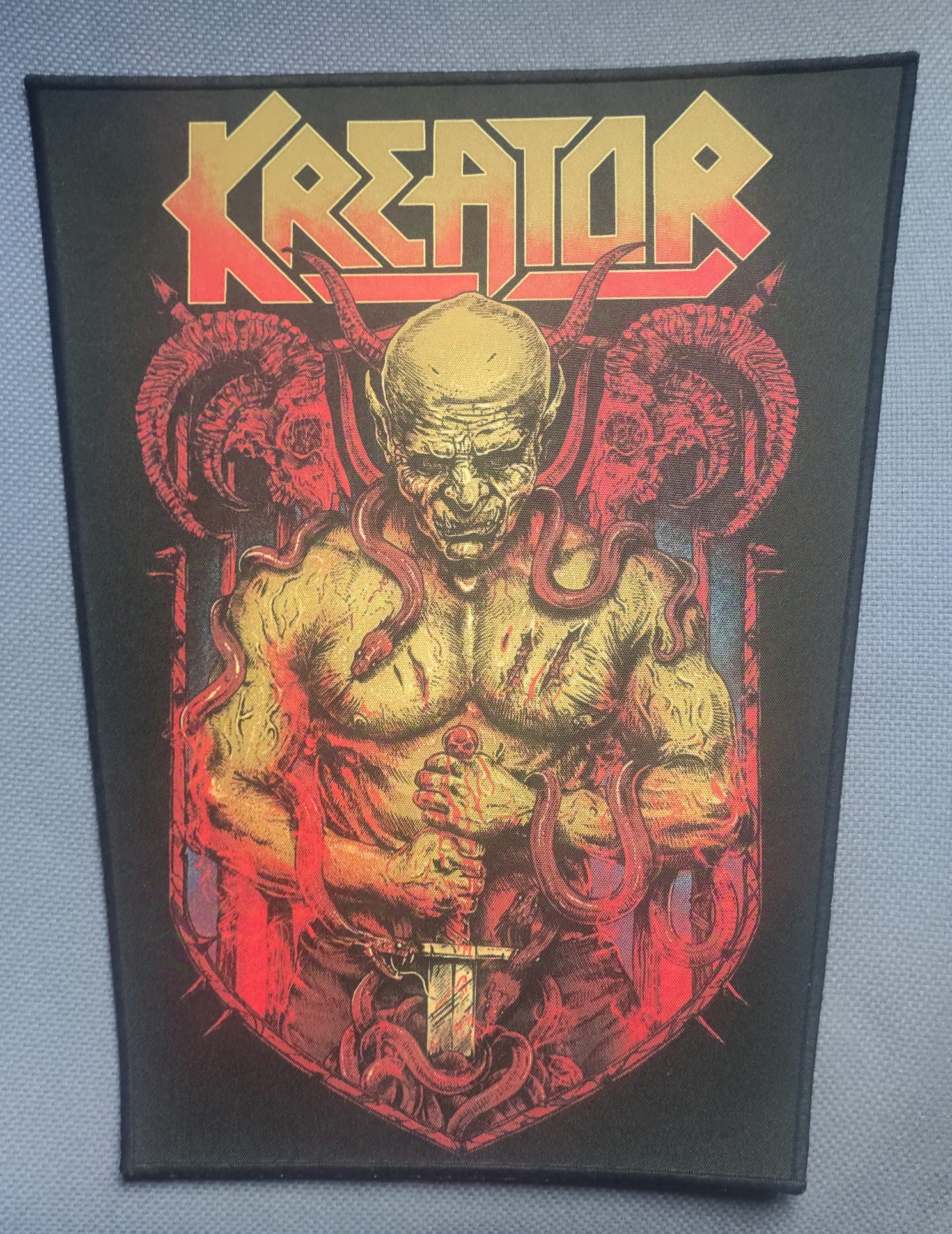 Backpatch trapezoidal KREATOR Demonic Sword