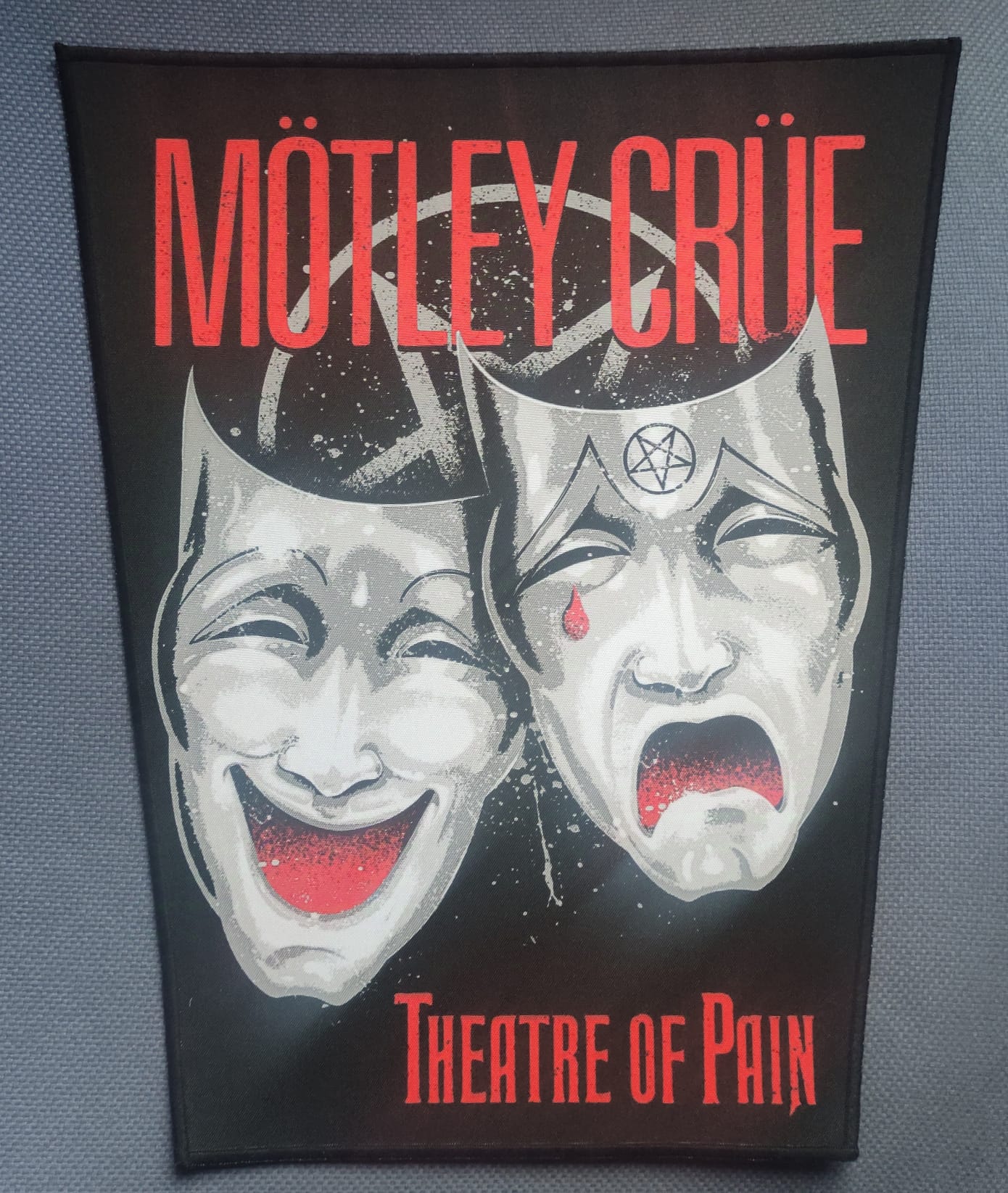 Backpatch trapezoidal MOTLEY CRUE Theatre of Pain