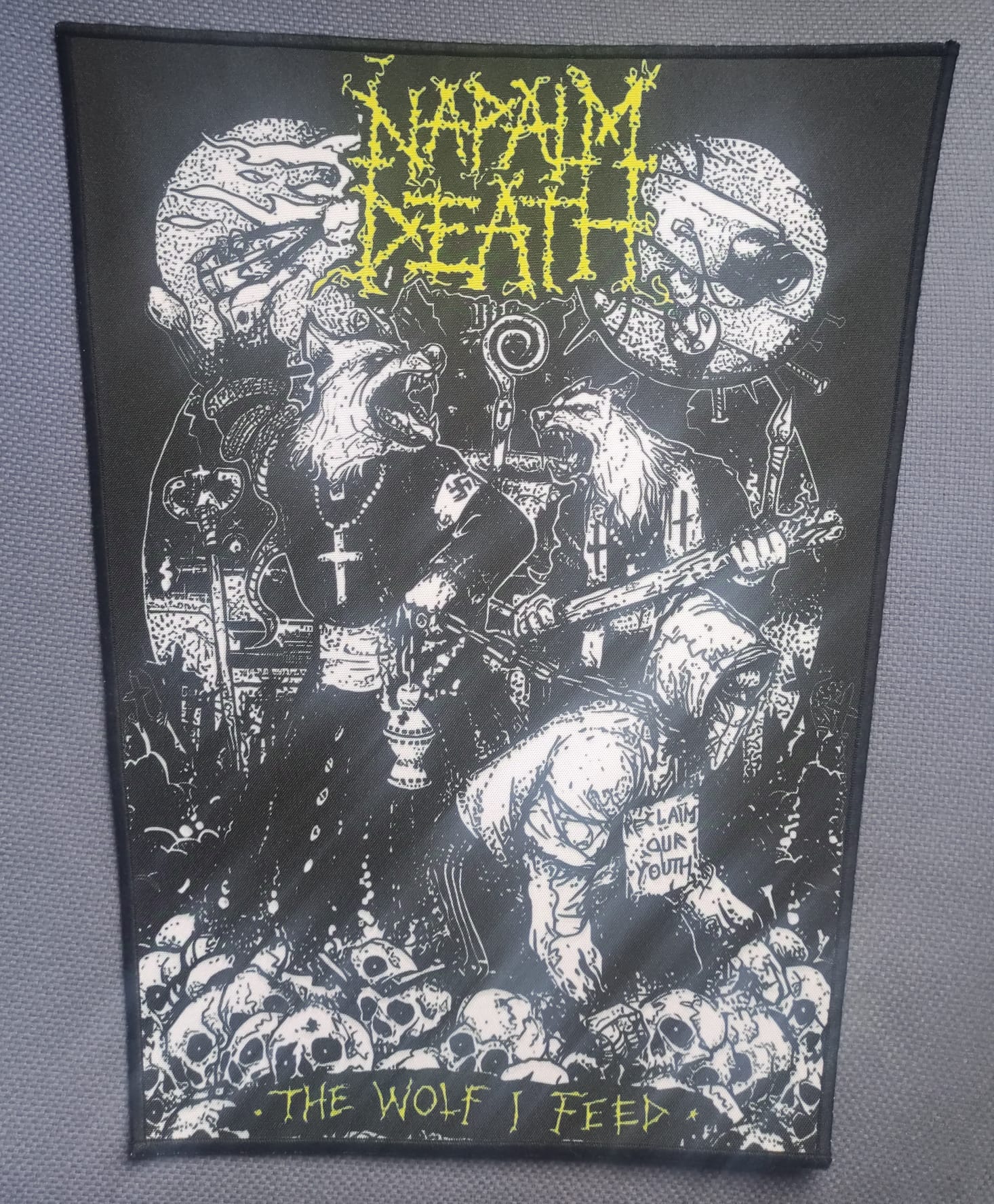 Backpatch trapezoidal NAPALM DEATH The Wolf I Feed