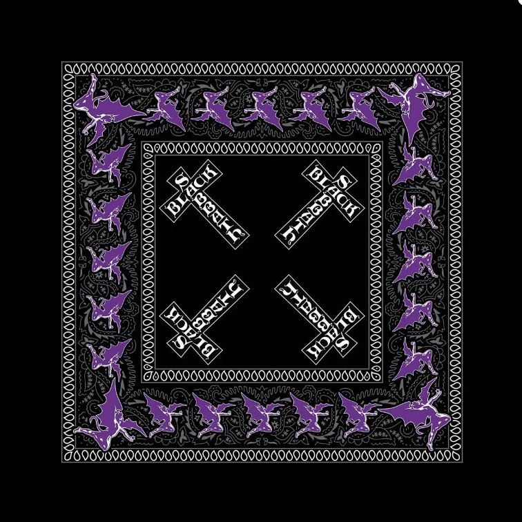 Bandana BLACK SABBATH - CROSS LOGO B116