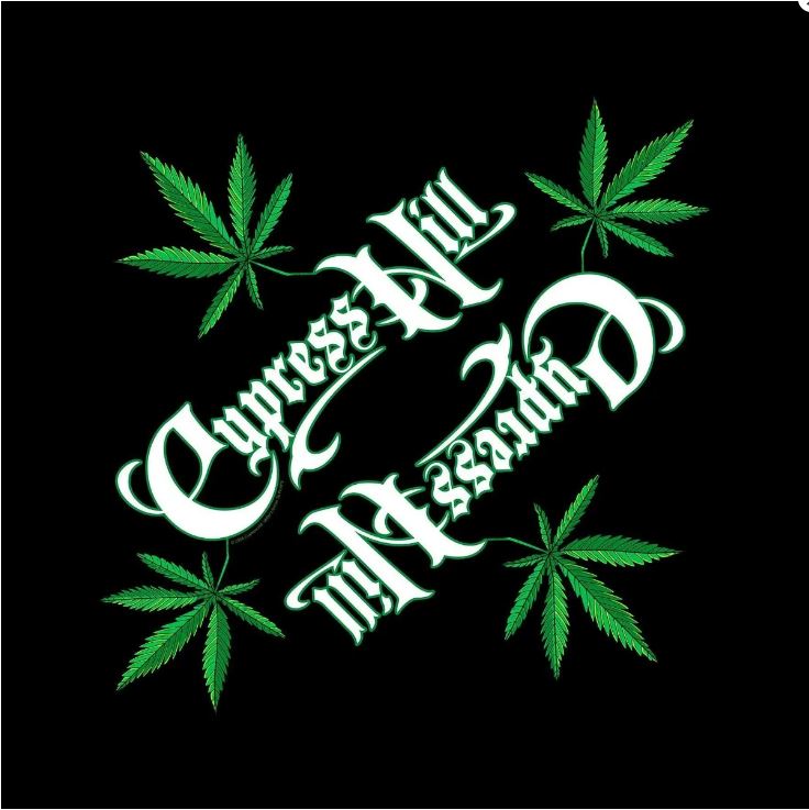 Bandana CYPRESS HILL - LOGO/LEAF B123