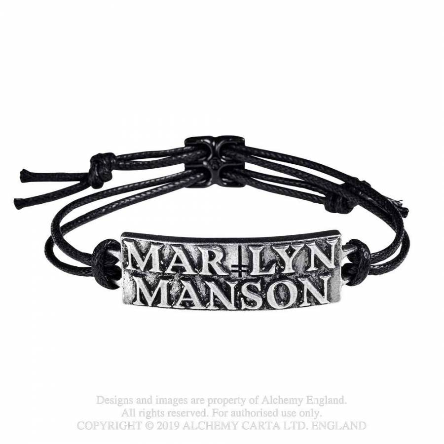 Bratara  HRWL454  Marylin Manson: Logo Bracelet