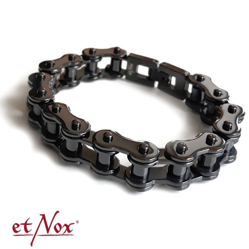 SA009B Bratara de inox - Black Bike Chain