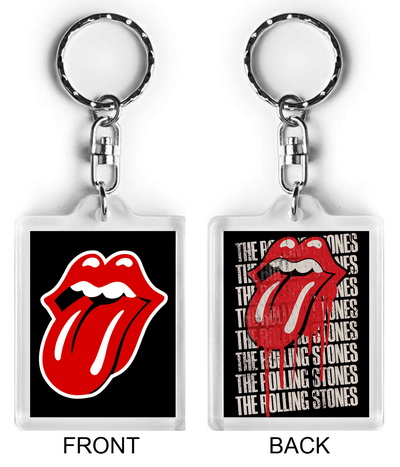 Breloc de plastic ROLLING STONES - Logo