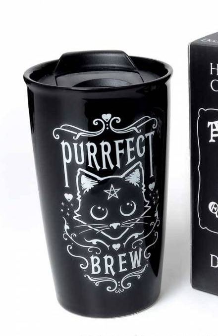 Cana termo (360ml) cu pereti dubli MRDWM3 - Purrfect Brew