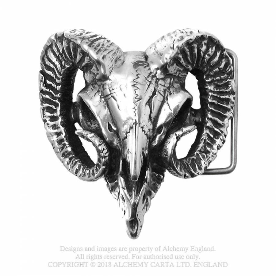 Catarama B95 RamS Skull Buckle & Belt