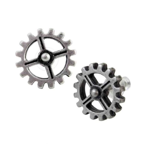 Cercei steampunk E353 Industrilobe studs