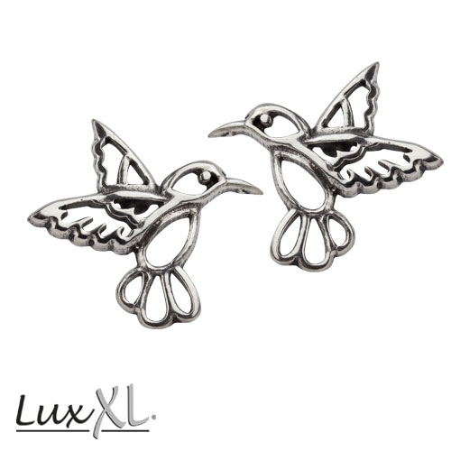 O1204 Cercei LuxXL de argint - Hummingbird