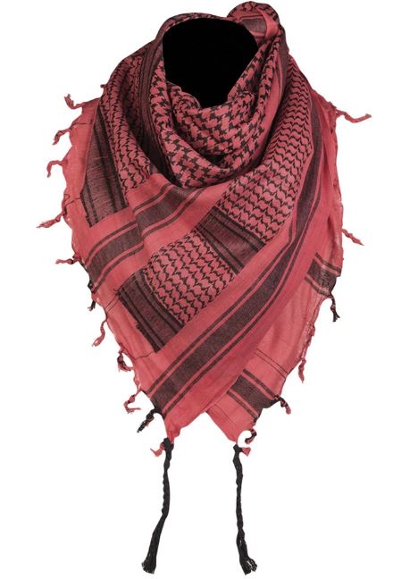 Esarfa multifunctionala Art. No. 12619000 RED/BLACK SHEMAGH SCARF