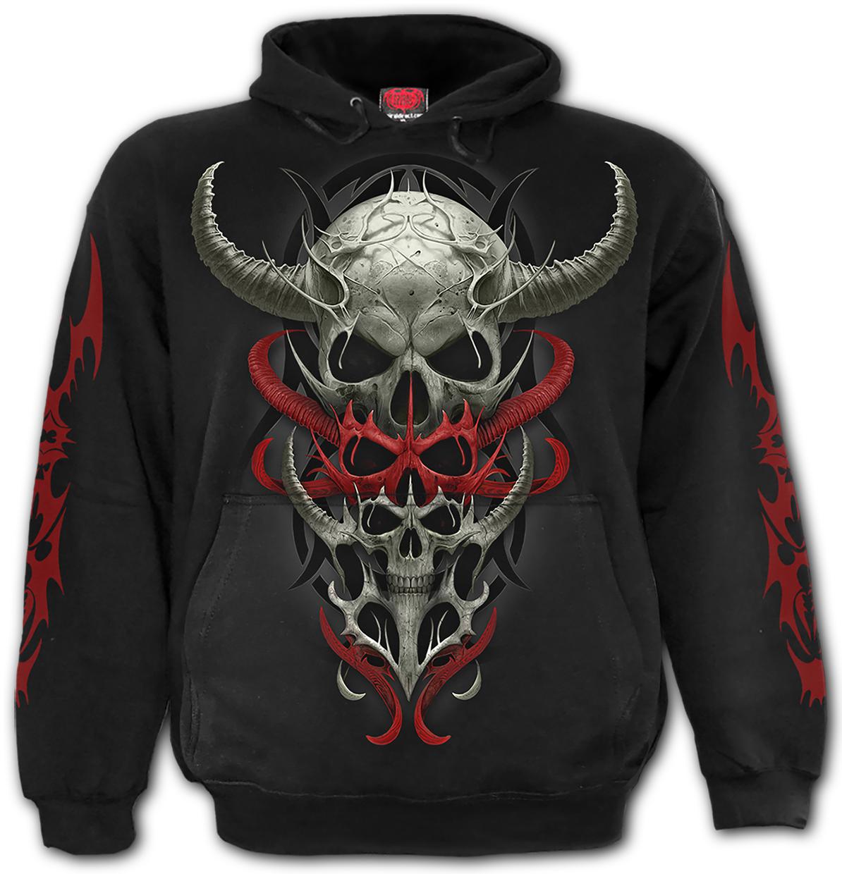 Hanorac T229M451 SKULL SYNTHESIS - Hoody Black