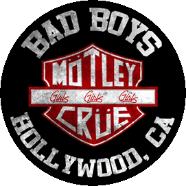 Insigna 2,5 cm MOTLEY CRUE Bad Boys (HBG)