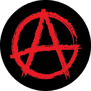 Insigna 3,7 cm ANARCHY Symbol (B37-0103)