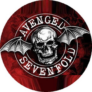 Insigna 3,7 cm AVENGED SEVENFOLD: Circle  (B37-0105)