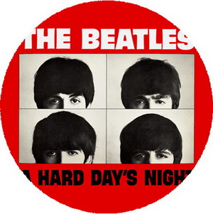 Insigna 3,7 cm THE BEATLES A Hard Days Night (B37-0170)