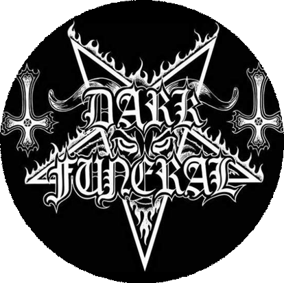 Insigna 3,7 cm DARK FUNERAL Logo (B37-0331)