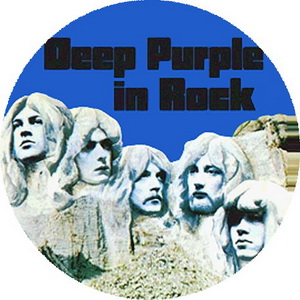 Insigna 3,7 cm DEEP PURPLE: In Rock (B37-0156)