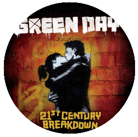 Insigna 3,7 cm GREEN DAY: 21st Century (B37-0236)