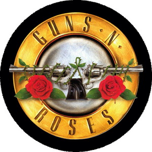 Insigna 3,7 cm GUNS N ROSES: Bullet (B37-0119)