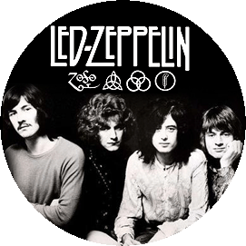 Insigna 3,7 cm LED ZEPPELIN: Band (B37-0244)