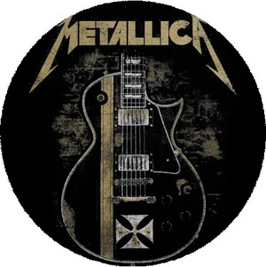 Insigna 3,7 cm METALLICA: Guitar (B37-0195)