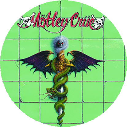 Insigna 3,7 cm MOTLEY CRUE Dr Feelgood (HBG)